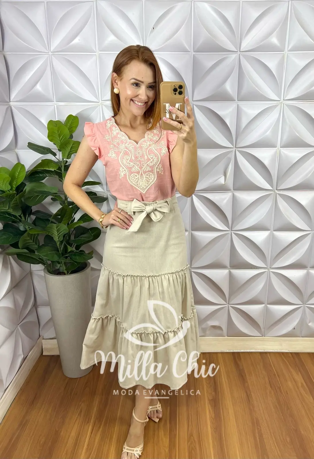 Saia Noemi – Areia – Milla Chic Saia Noemi - Areia - Milla Chic