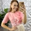 Milla Chic - millachic com br blusa california flor rosa Blusa Califórnia Flor - Rosa - Milla Chic