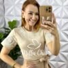Blusa Cannes - Areia - Milla Chic