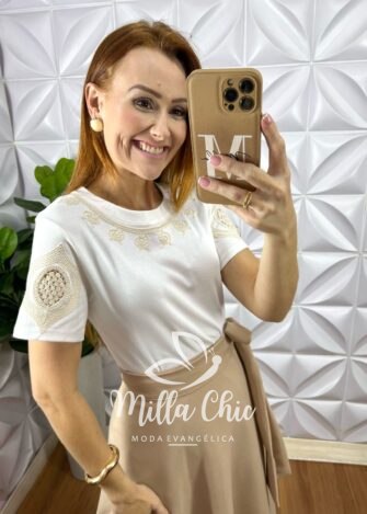 Blusa Cannes - Branca - Milla Chic