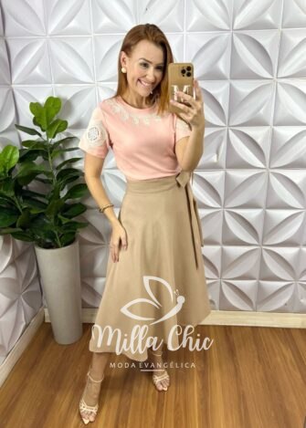 Blusa Cannes - Rosa - Milla Chic