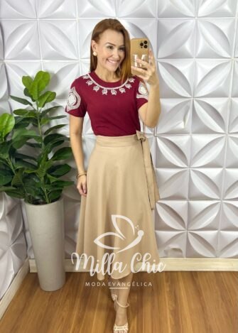 Milla Chic - millachic com br blusa cannes vinho 2 Blusa Cannes - Vinho - Milla Chic