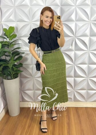 Milla Chic - millachic com br blusa kali viscose com poliamida preta 1 Blusa Kali Viscose Com Poliamida - Preta - Milla Chic