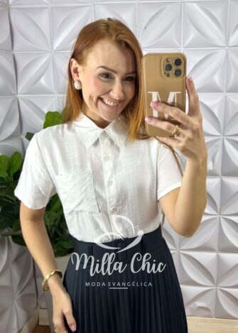 Camisa Suriane - Branca - Milla Chic