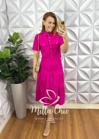 Conjunto Anastácia Em Tricoline - Milla Chic