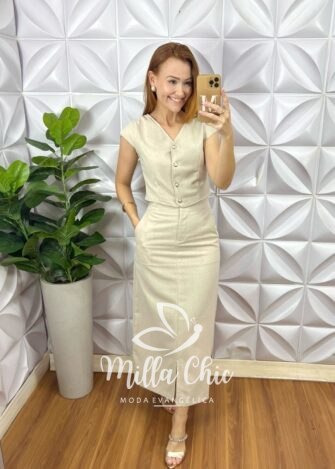 Conjunto Los Angeles - Areia - Milla Chic