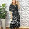 Milla Chic - millachic com br conjunto riviera blusa com elastico e saia envelope com detalhes na lateral preto estampado Conjunto Riviera Blusa Com Elástico E Saia Envelope Com Detalhes Na Lateral - Preto Estampado - Milla Chic