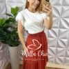 Milla Chic - millachic com br saia dany viscolinho terra cota Saia Dany Viscolinho - Terra Cota - Milla Chic