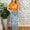 Saia Jeans Nina - Milla Chic