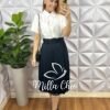 Milla Chic - millachic com br saia plissada mirtes preta Saia Plissada Mirtes - Preta - Milla Chic