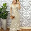 Milla Chic - millachic com br vestido armenia em viscosarja areia Vestido Armênia em Viscosarja - Areia - Milla Chic