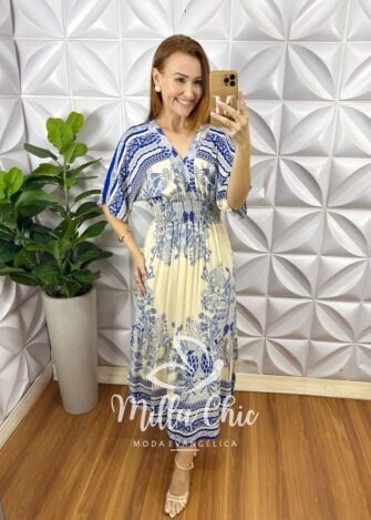Milla Chic - millachic com br vestido creta em viscolinho 2 Vestido Creta Em Viscolinho - Milla Chic