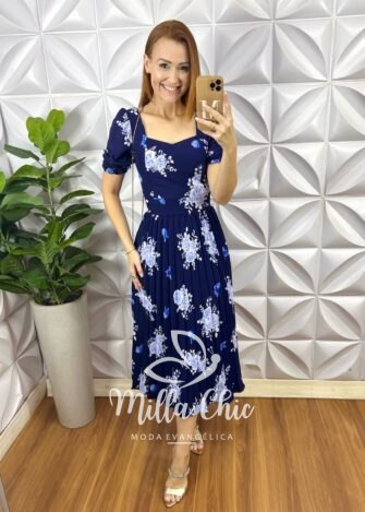 Vestido Daiana Plissado - Milla Chic