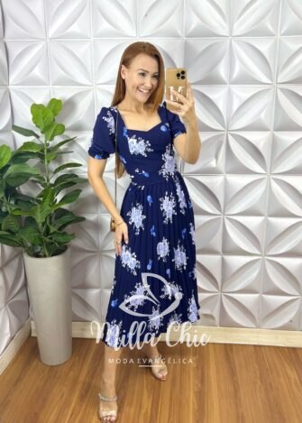 Milla Chic - millachic com br vestido daiana plissado 3 Vestido Daiana Plissado - Milla Chic