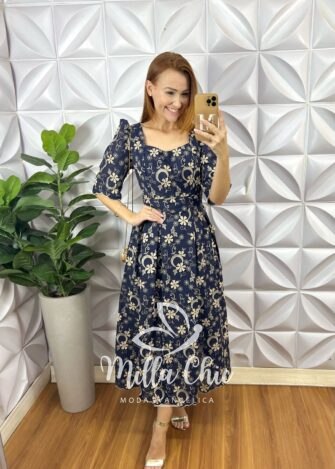 Vestido Dália Lesie 3D - Milla Chic