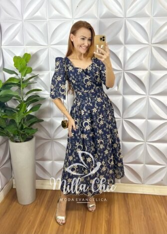 Milla Chic - millachic com br vestido dalia lesie 3d 4 Vestido Dália Lesie 3D - Milla Chic