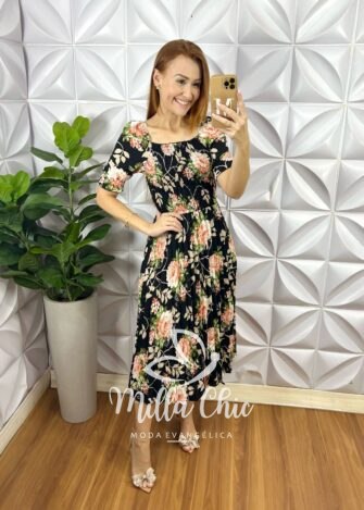 Vestido Dolce - Preto - Milla Chic