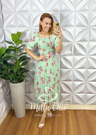 Milla Chic - millachic com br vestido dolce verde 2 Vestido Dolce - Verde - Milla Chic