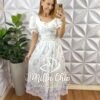Vestido Elsa Lesie Bordada - Rosa e Azul - Milla Chic
