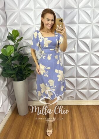 Milla Chic - millachic com br vestido ester viscolinho azul 1 Vestido Ester Viscolinho - Azul - Milla Chic