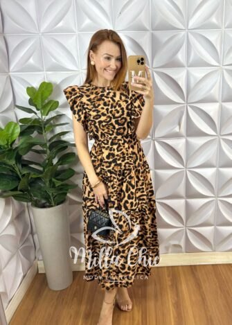 Milla Chic - millachic com br vestido europa animal print 1 Vestido Europa Animal Print - Milla Chic