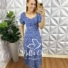 Milla Chic - millachic com br vestido florence em viscolinho estampado azul 1 Vestido Florence Em Viscolinho Estampado - Azul - Milla Chic