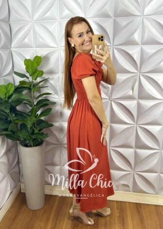 Vestido Florence - Terracota - Milla Chic