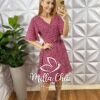 Milla Chic - millachic com br vestido georgia viscolinho terracota copia Vestido Envelope Abigail - Cereja - Milla Chic