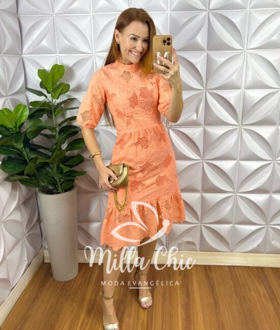 Vestido Grécia - Laranja - Milla Chic