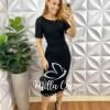 Vestido Jade Em Tricot - Preto - Milla Chic