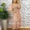 Milla Chic - millachic com br vestido lirio viscolinho estampado rosa 2 Vestido Lírio Viscolinho Estampado - Rosa - Milla Chic