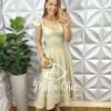 Vestido Paris Em Linho - Areia - Milla Chic