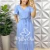 Milla Chic - millachic com br vestido sevilla viscolinho azul Vestido Sevilla Viscolinho - Azul - Milla Chic