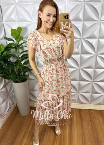 Vestido Verbena Em Tule - Milla Chic