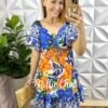 Milla Chic - millachic com br vestido viena floral azul 2 Vestido Viena Floral Azul - Milla Chic