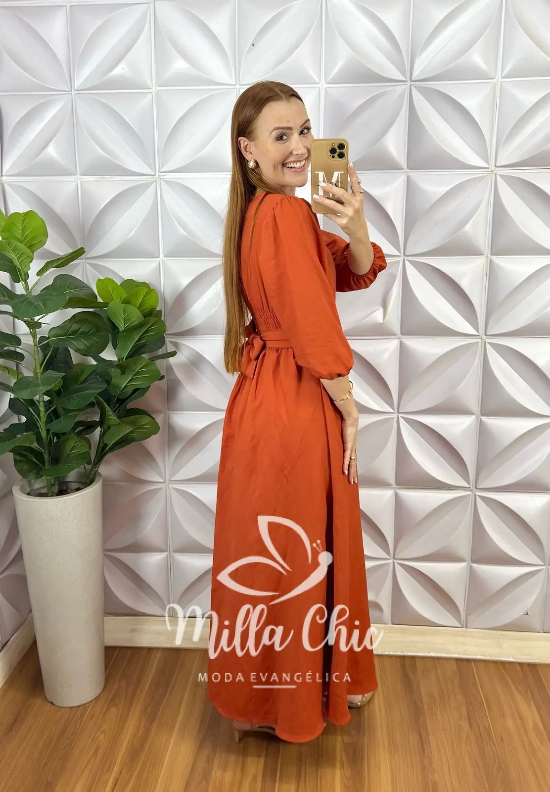 Vestido Carlota – TerraCota – Milla Chic Vestido Carlota - TerraCota - Milla Chic