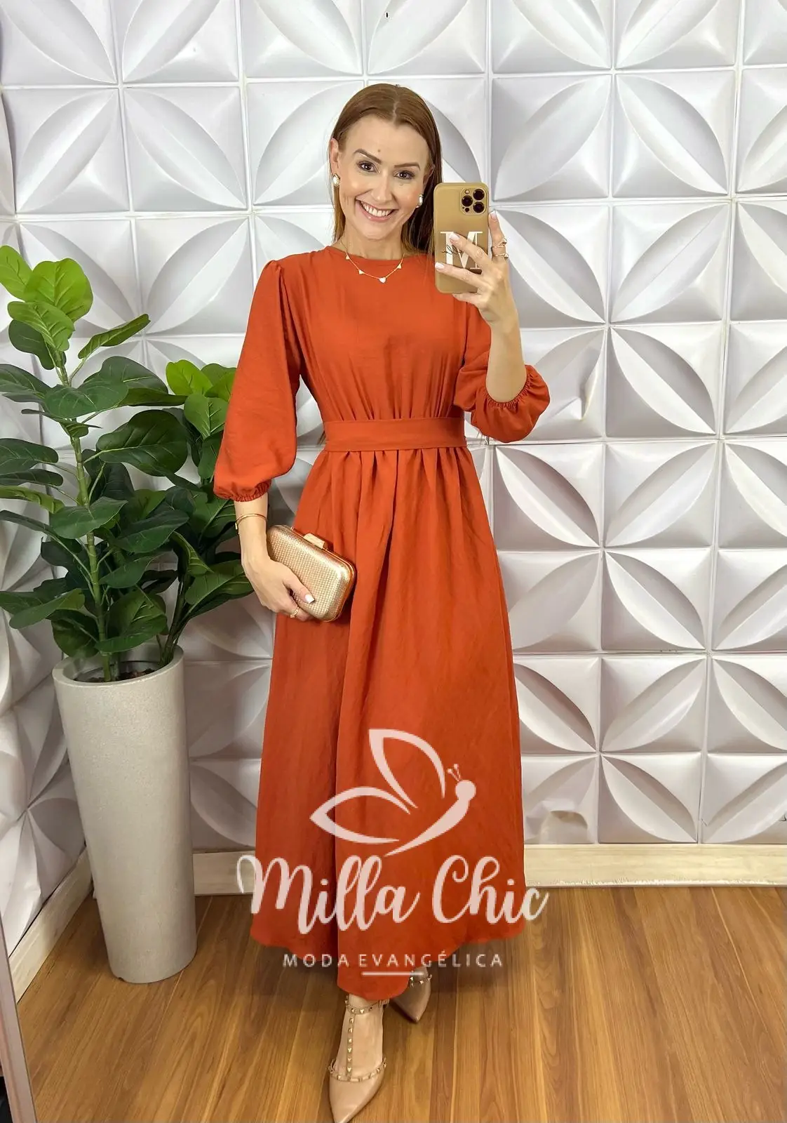 Vestido Carlota – TerraCota – Milla Chic Vestido Carlota - TerraCota - Milla Chic