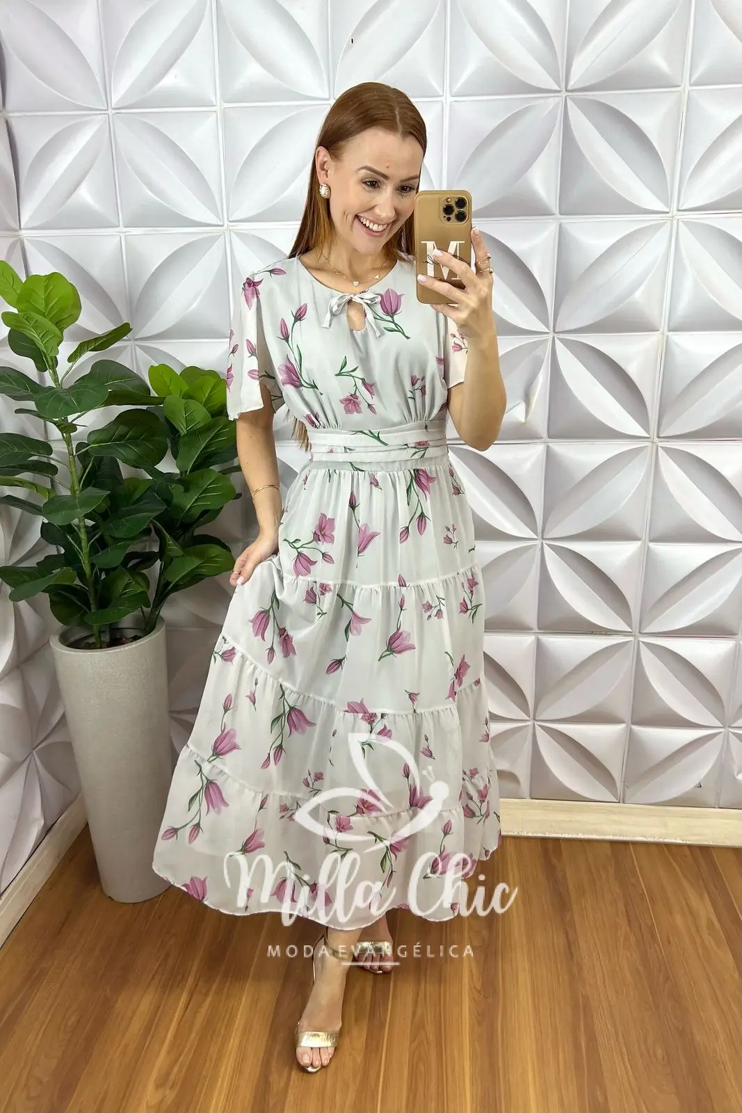 Vestido Ninive Em Chiffon – Off White – Milla Chic Vestido Ninive Em Chiffon - Off White - Milla Chic