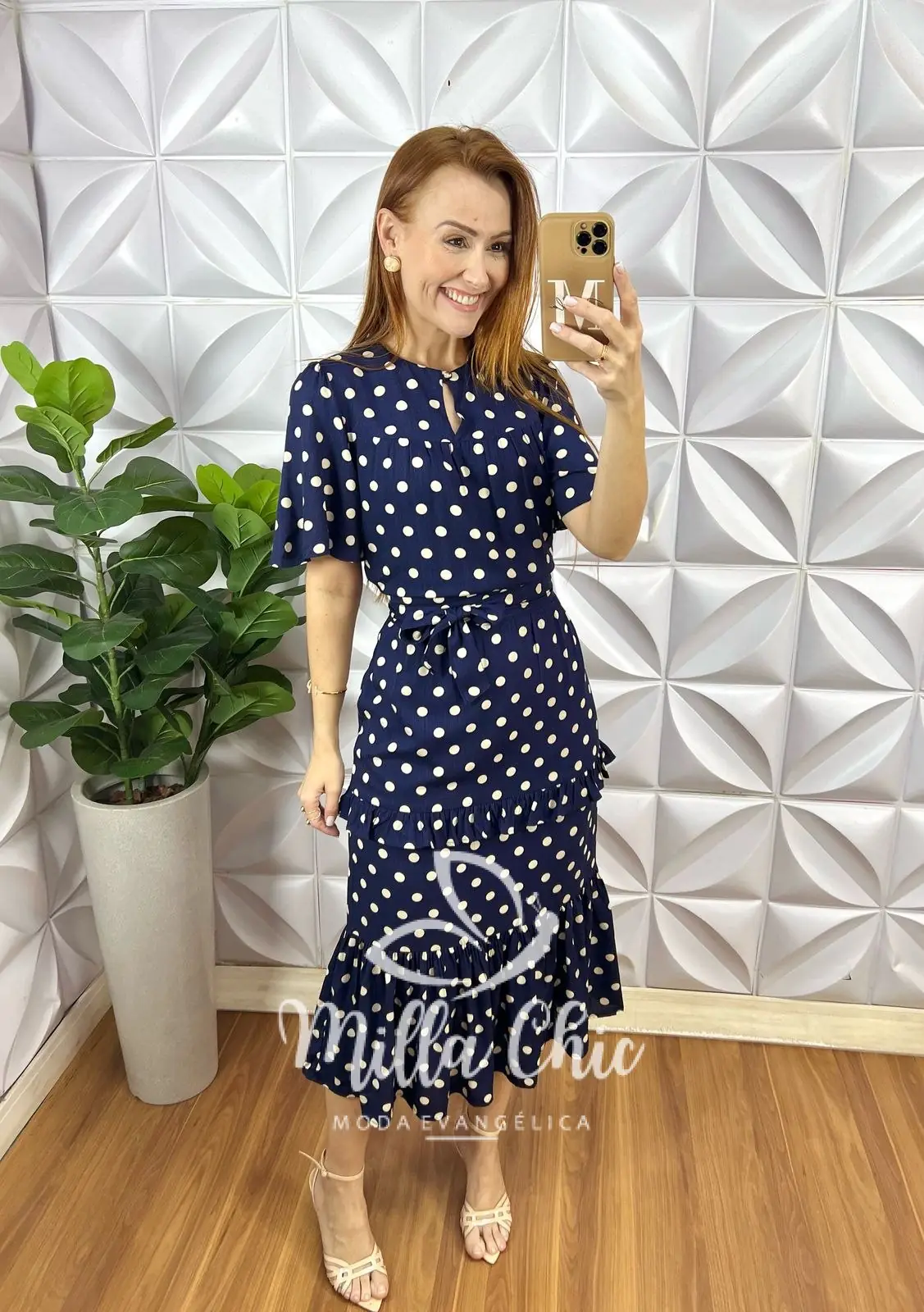 Vestido Copacabana Póa Azul Marinho – Milla Chic Vestido Copacabana Póa Azul Marinho - Milla Chic