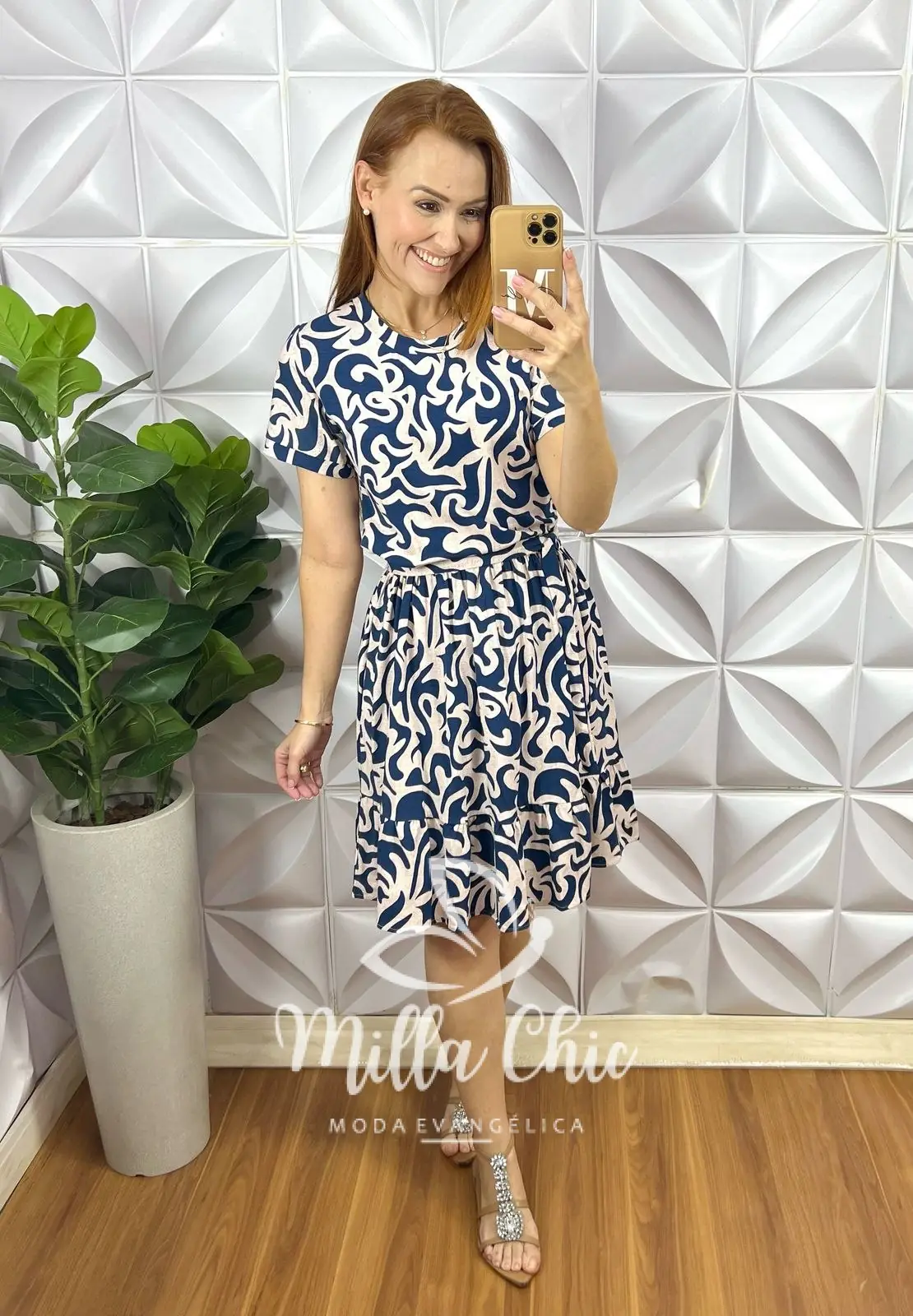 Vestido Lourdes Comfy Chic – Azul – Milla Chic Vestido Lourdes Comfy Chic - Azul - Milla Chic