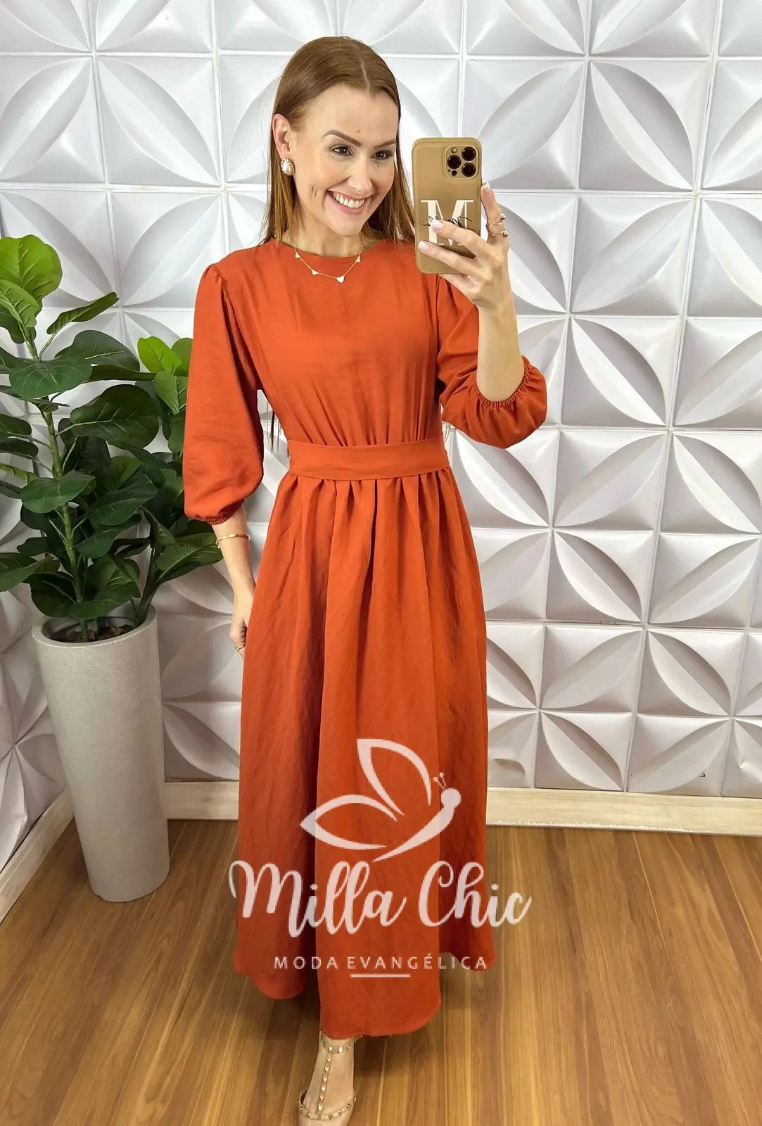 Vestido Carlota – TerraCota – Milla Chic Vestido Carlota - TerraCota - Milla Chic