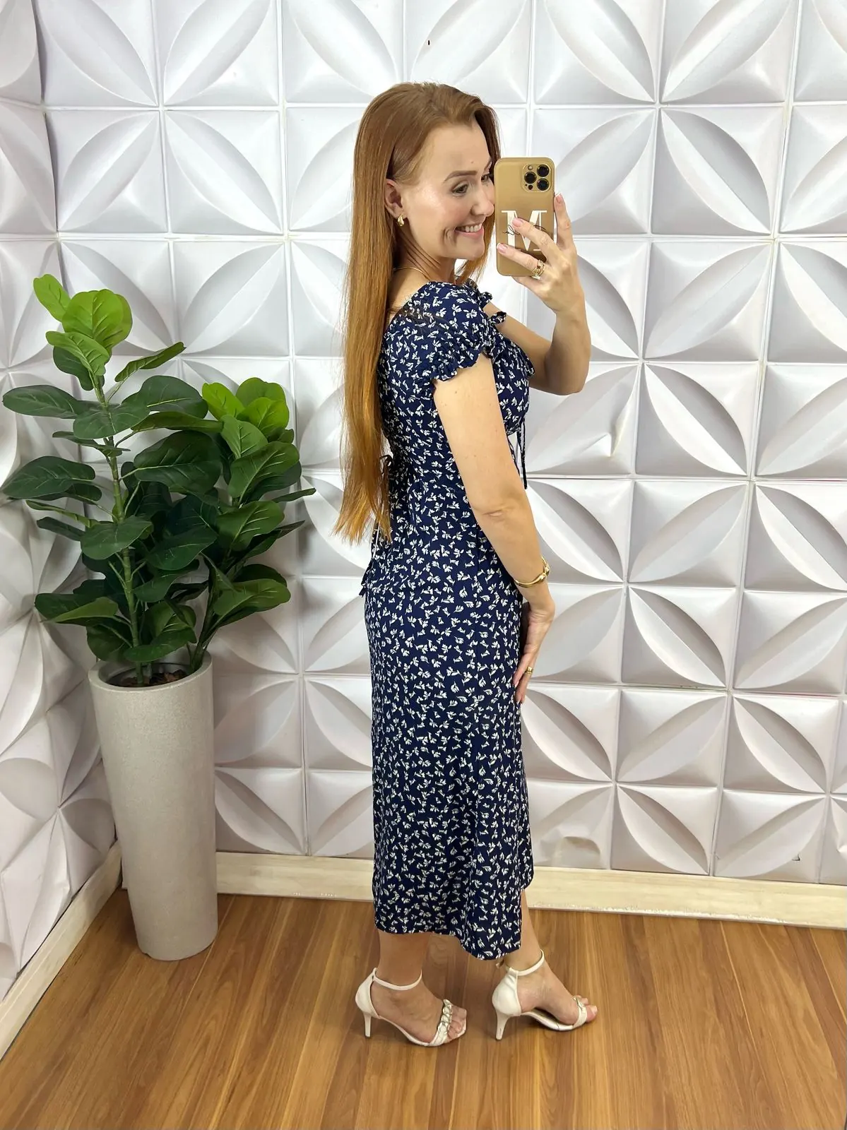 Vestido Camponesa Reto – Azul Marinho – Milla Chic Vestido Camponesa Reto - Azul Marinho - Milla Chic