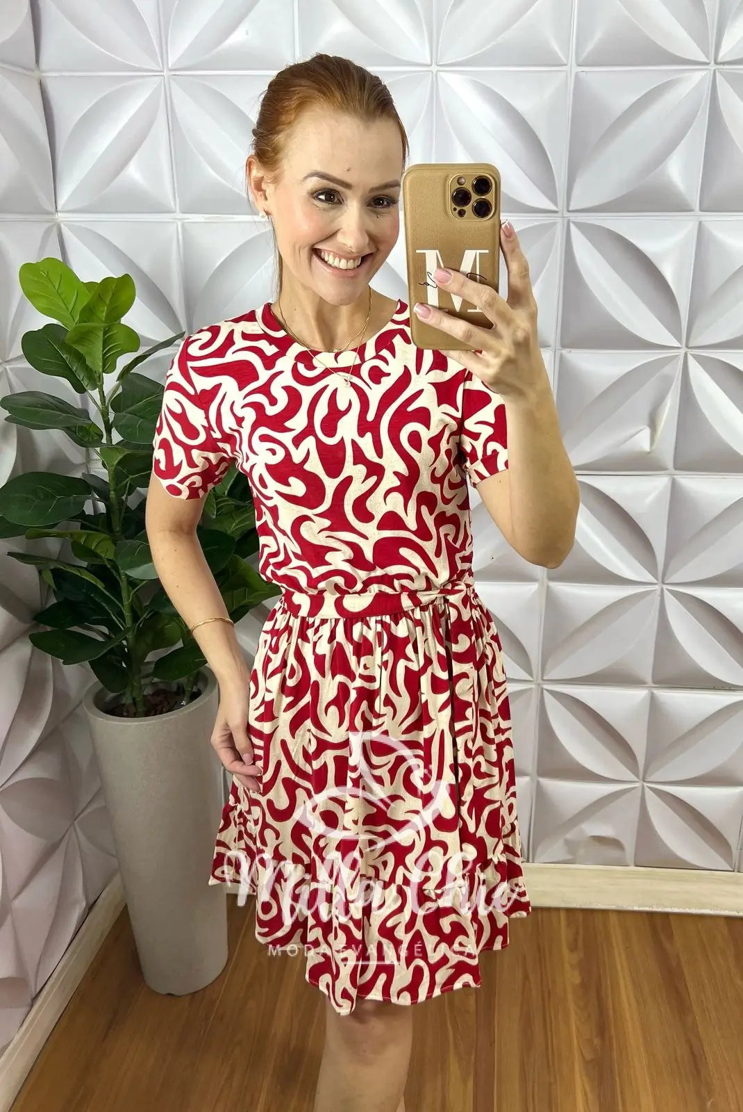 Vestido Lourdes Comfy Chic – Vermelho – Milla Chic Vestido Lourdes Comfy Chic - Vermelho - Milla Chic