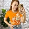 Blusa Filipinas Bordado Em Cordone - Laranja - Milla Chic