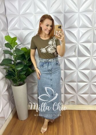 Milla Chic - millachic com br blusa filipinas bordado em cordone verde 3 Blusa Filipinas Bordado Em Cordone - Verde - Milla Chic