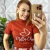 Blusa Paloma Canelada Básica E Chic - Milla Chic
