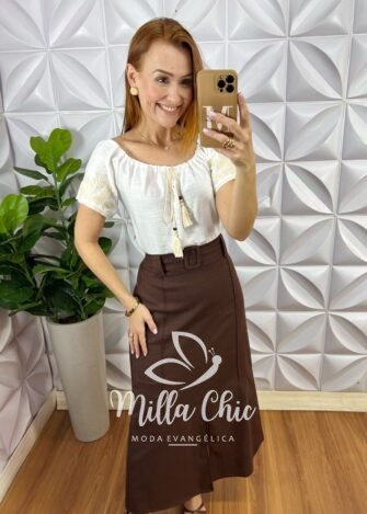 Milla Chic - millachic com br blusa zoe bordada branca 6 Blusa Zoe Bordada - Branca - Milla Chic