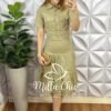 Milla Chic - millachic com br conjunto anastacia em tricoline verde Conjunto Anastácia Em Tricoline - Caqui - Milla Chic