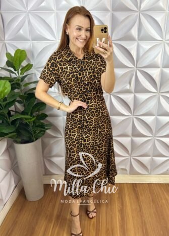 Conjunto Dakar Em Animal Print - Milla Chic