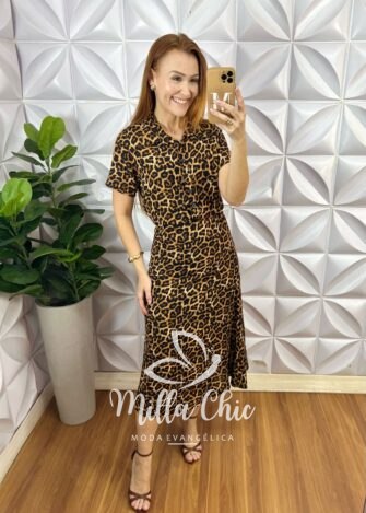 Conjunto Dakar Em Animal Print - Milla Chic